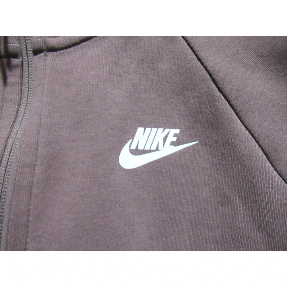 Nike Brand Women's Size Small Brown Full Zip Hi-Low Hoodie
